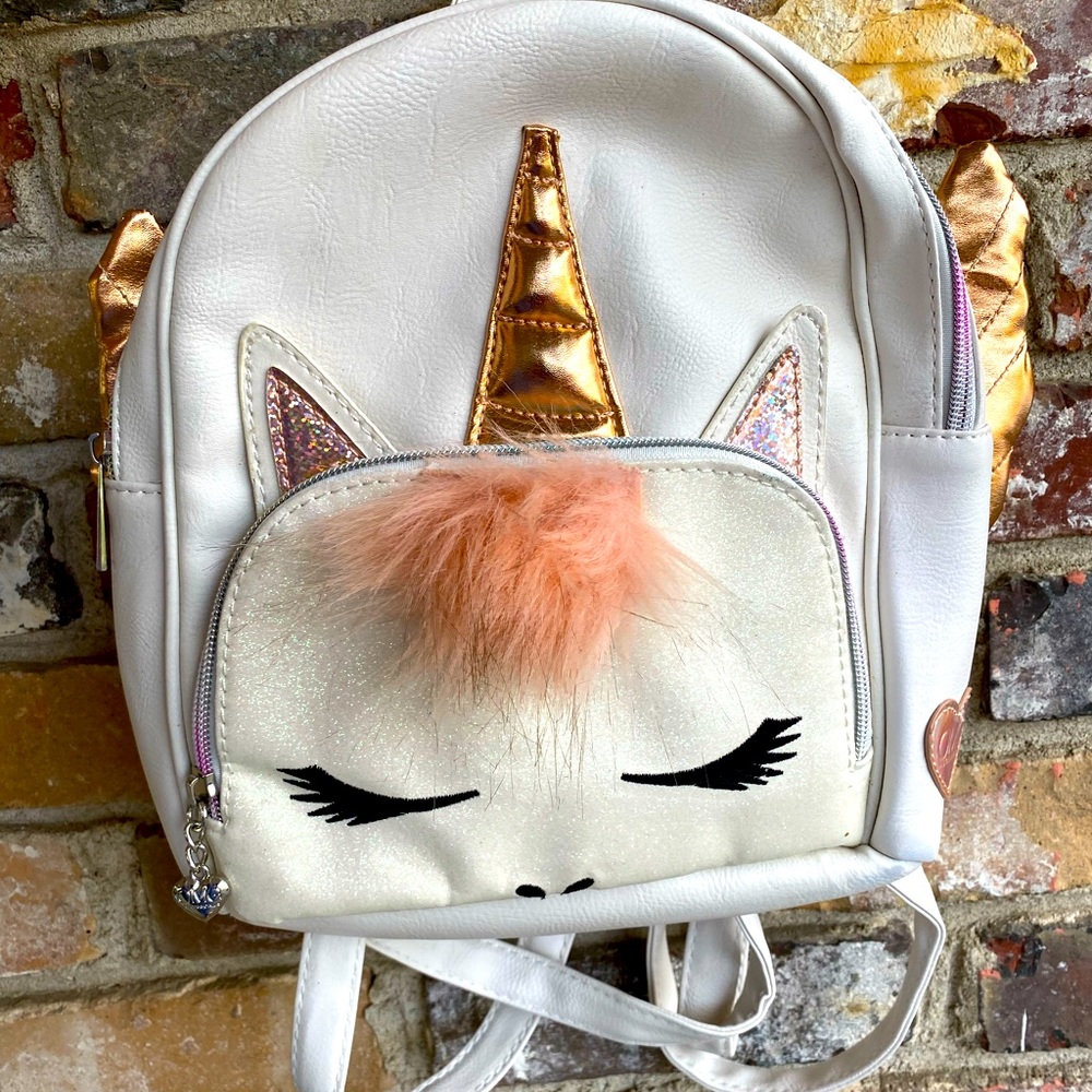 OMG winged unicorn mini backpack NWT